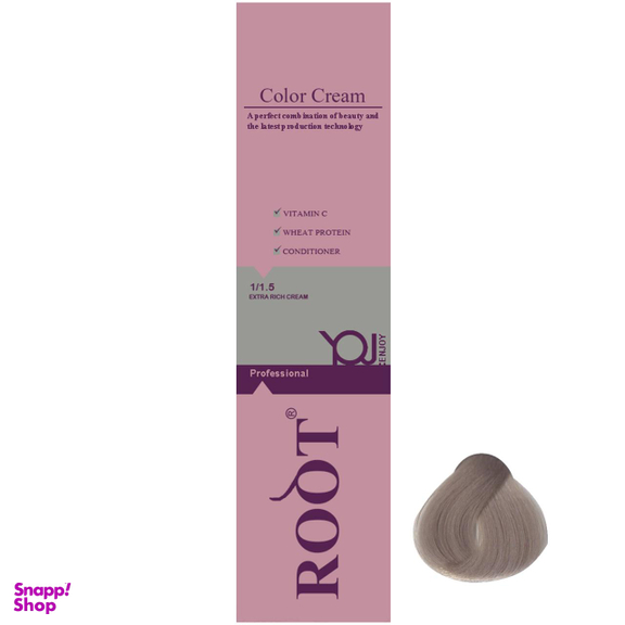 رنگ مو روت (Root) شماره 9.1 رنگ بلوند خاکستری خیلی روشن حجم 120 میلیلیتر