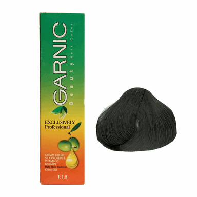 کیت رنگ مو گارنیک (Garnic) شماره 1.1 رنگ مشکی پرکلاغی