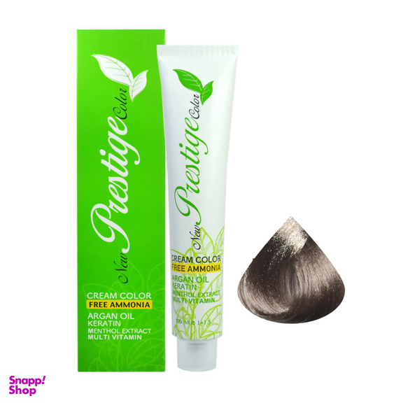 رنگ مو نیو پرستیژ کالر (New Prestige Color) شماره 8.1 رنگ بلوند خاکستری روشن حجم 100 میلی‌لیتر