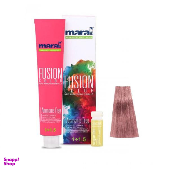 رنگ مو مارال (Maral) مدل Fusion شماره 8.621 رنگ صورتی مات حجم 100 میلیلیتر