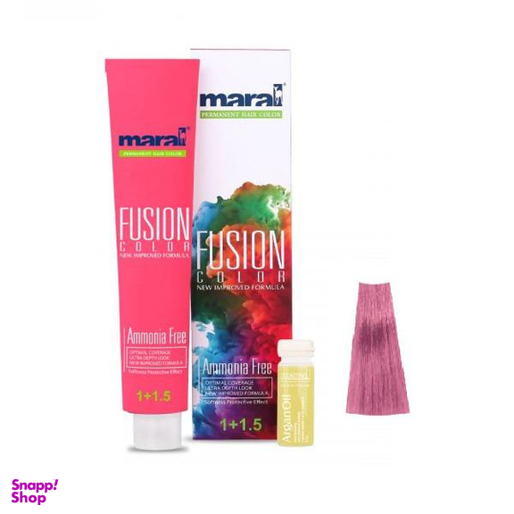 رنگ مو مارال مدل Fusion شماره 7.916 رنگ کوارتز صورتی حجم 100 میلی‌لیتر