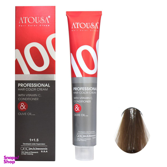 رنگ مو آتوسا (Atousa) شماره C6-7.1 رنگ بلوند دودی متوسط حجم 100 میلی‌ لیتر