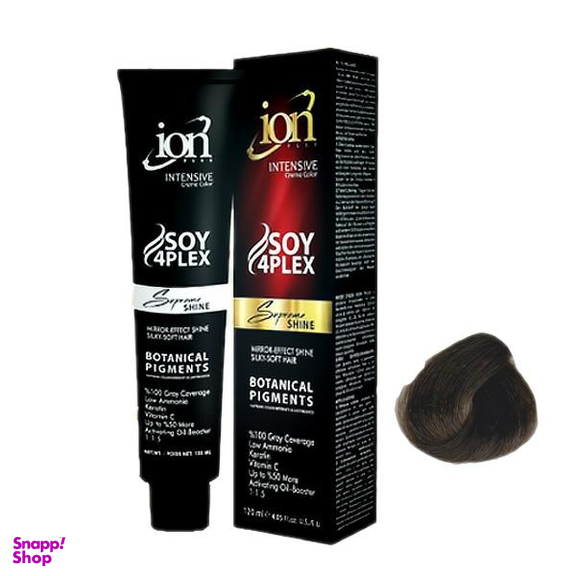 رنگ مو آیون (Ion) شماره 6.1 رنگ بلوند دودی تیره حجم 120 میلی‌لیتر