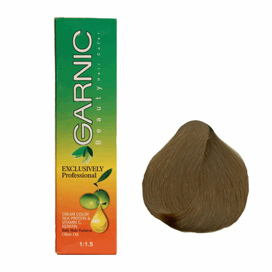 کیت رنگ مو گارنیک (Garnic) شماره 8.2 رنگ بلوند دودی روشن