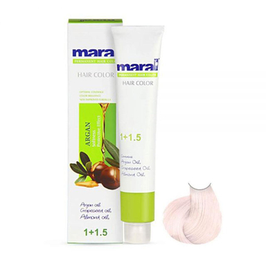رنگ مو مارال (Maral) شماره 12.1 حجم 100 میلی لیتر رنگ بلوند دودی روشن