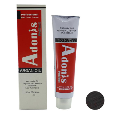 رنگ مو آدونیس پرفکت (Adonis Perfect) شماره C3-4.1 رنگ قهوه‌ای دودی متوسط حجم 125 میلی‌ لیتر