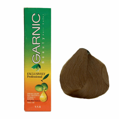 کیت رنگ مو گارنیک (Garnic) شماره 7.2 رنگ بلوند دودی