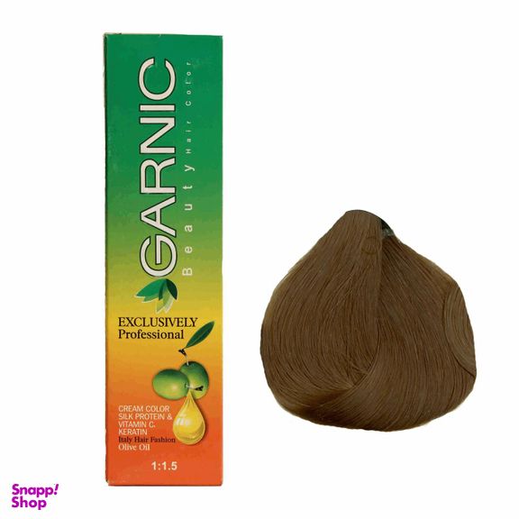 کیت رنگ مو گارنیک (Garnic) شماره 7.2 رنگ بلوند دودی