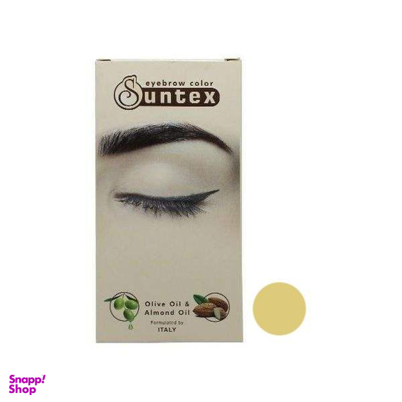 رنگ ابرو سانتکس (Suntex) شماره E7.2 رنگ بلوند فندقی حجم 30 میلی‌لیتر