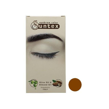کیت رنگ ابرو سانتکس (Suntex) شماره C7-E8.3 رنگ بلوند طلایی روشن حجم 30 میلی‌لیتر