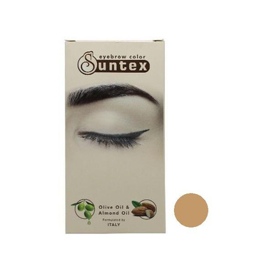 کیت رنگ ابرو سانتکس (Suntex) شماره H7-E8.13 رنگ کنفی حجم 30 میلی‌لیتر