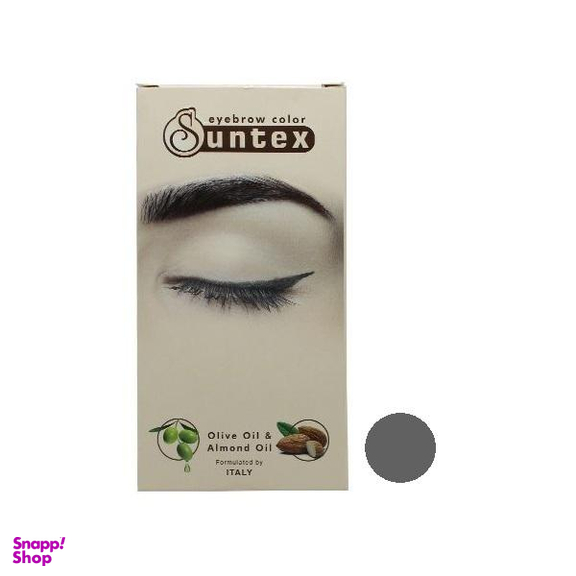 کیت رنگ ابرو سانتکس (Suntex) شماره C7-E8.1 رنگ بلوند دودی روشن حجم 30 میلی‌لیتر