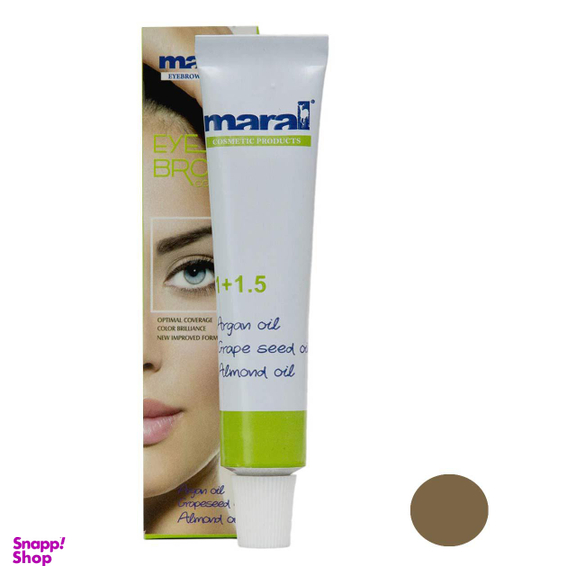 رنگ ابرو مارال (Maral) شماره 6 رنگ بلوند شکلاتی حجم 15 میلی‌لیتر