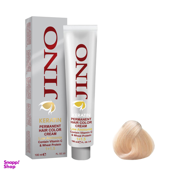 رنگ مو ژینو (Jino) شماره 12.2 رنگ روشن کننده بلوند صدفی حجم 100 میلی‌لیتر