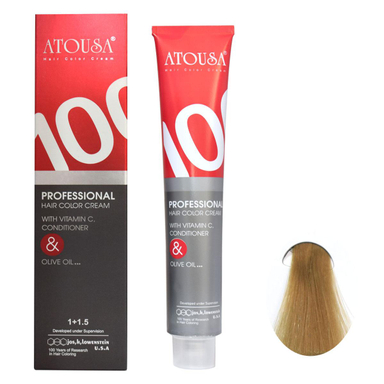 رنگ مو آتوسا (Atousa) شماره M8-9.2 رنگ بلوند زیتونی خیلی روشن حجم 100 میلی لیتر