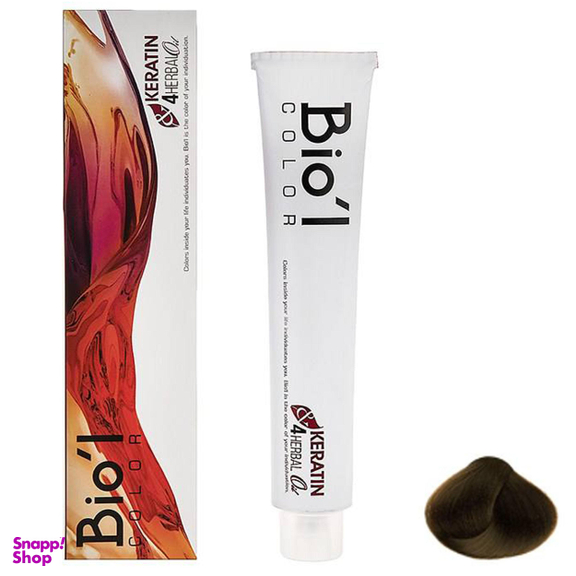 رنگ مو بیول (Biol) سری Professional شماره 6.7 رنگ بلوند زیتونی تیره حجم 100 میلی‌ لیتر