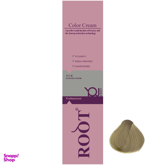 رنگ مو روت (Root) شماره 9.3 رنگ بلوند زیتونی خیلی روشن حجم 120 میلیلیتر