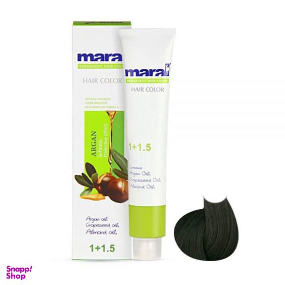 رنگ مو مارال (Maral) شماره 4.3 حجم 100 میلی لیتر رنگ قهوه‌ای زیتونی متوسط