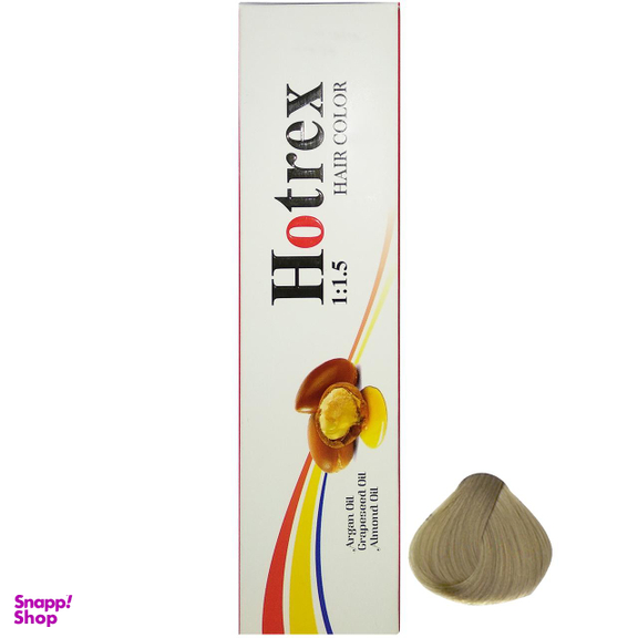 رنگ مو هاترکس (Hotrex) شماره 9.2 رنگ بلوند زیتونی خیلی روشن حجم 100 میلی‌لیتر