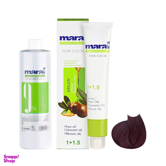 کیت رنگ مو مارال (Maral) شماره 3.99 رنگ شرابی تیره