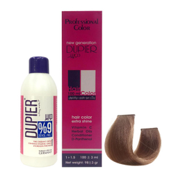 کیت رنگ مو دوپیر (Dupier) شماره 8.7 حجم 100 میلی‌لیتر