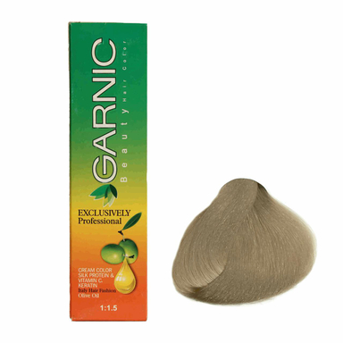 کیت رنگ مو گارنیک (Garnic) شماره 9.77 رنگ بلوند شنی خیلی روشن حجم 120 میلی‌لیتر