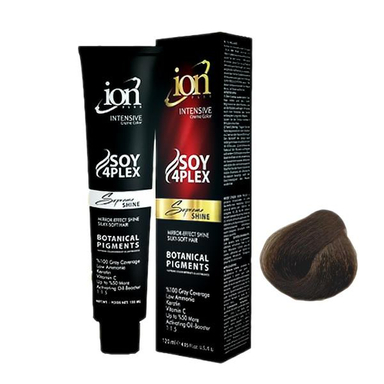 رنگ مو آیون (Ion) شماره 5.0 رنگ قهوه‌ای روشن حجم 120 میلی‌لیتر