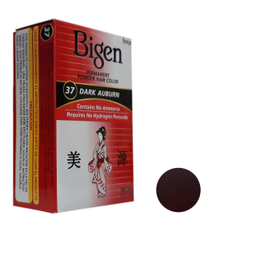 رنگ مو پودری بیگن (Bigen) شماره 37 رنگ خرمایی تیره وزن 6 گرم
