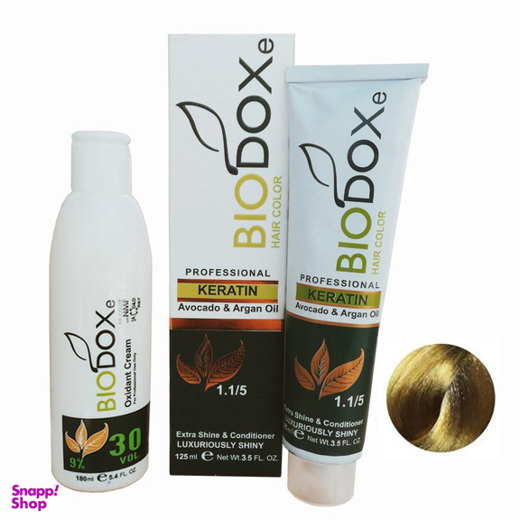 کیت رنگ مو بیوداکس (Bio Dox) شماره N8 رنگ بلوند روشن اکسترا حجم 125 میلی‌لیتر