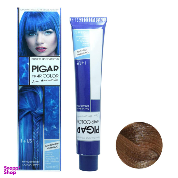 رنگ مو پیگار (Pigar) شماره 7.0 رنگ بلوند متوسط حجم 100 میلی لیتر