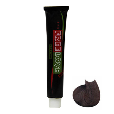 رنگ مو فیری لاو (Freelove) مدل Keratin شماره 6.0 رنگ شکلاتی قهوهای حجم 100 میلیلیتر