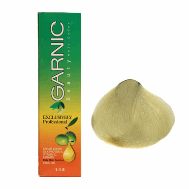 کیت رنگ مو گارنیک (Garnic) شماره 10 رنگ طبیعی بلوند فوق‌العاده روشن حجم 120 میلی‌لیتر
