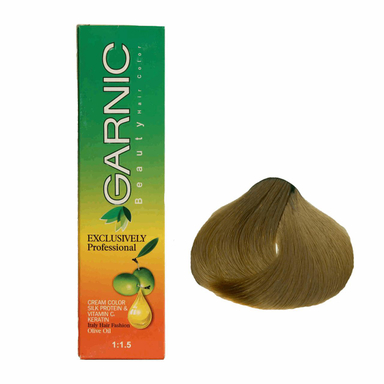 کیت رنگ مو گارنیک (Garnic) شماره 7 رنگ طبیعی بلوند حجم 120 میلی‌لیتر