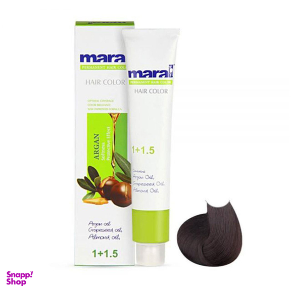 رنگ مو مارال (Maral) شماره 2.0 حجم 100 میلی‌ لیتر رنگ مشکی قهوه‌ ای