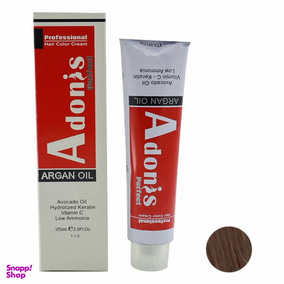 رنگ مو آدونیس پرفکت (Adonis Perfect) شماره 5.00 رنگ قهوه‌ای روشن قوی حجم 125 میلی‌ لیتر