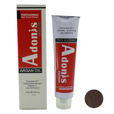 رنگ مو آدونیس پرفکت (Adonis Perfect) شماره 4.00 رنگ قهوه‌ای متوسط قوی حجم 125 میلی‌ لیتر