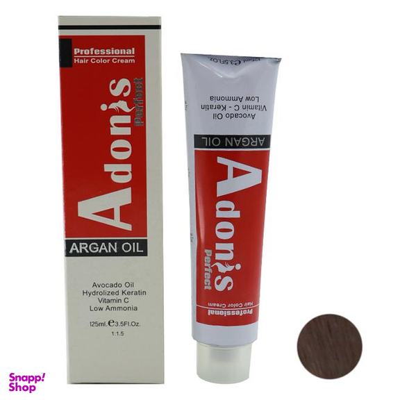 رنگ مو آدونیس پرفکت (Adonis Perfect) شماره 4.00 رنگ قهوه‌ای متوسط قوی حجم 125 میلی‌ لیتر