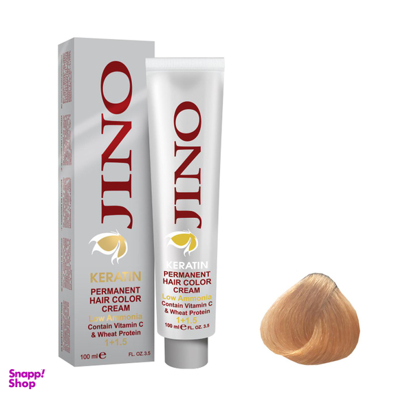 رنگ مو ژینو (Jino) شماره 9.3 رنگ بلوند طلایی خیلی روشن حجم 100 میلی‌لیتر