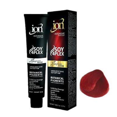 رنگ مو آیون (Ion) شماره 7.6 رنگ قرمز آتشین حجم 120 میلی‌لیتر