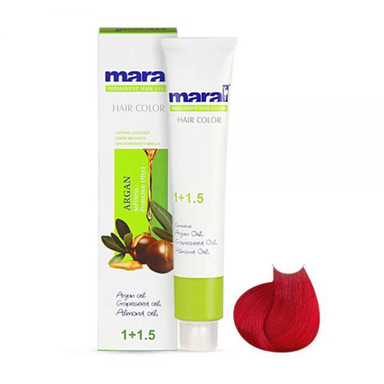 رنگ مو مارال (Maral) شماره 7.66 حجم 100 میلی لیتررنگ قرمز آتشین