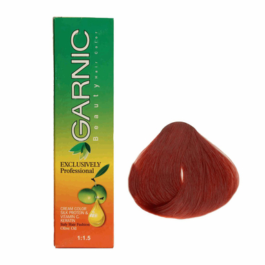 کیت رنگ مو گارنیک (Garnic) شماره 7.66 رنگ قرمزآتشی روشن