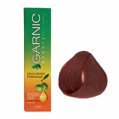 کیت رنگ مو گارنیک (Garnic) شماره 6.558 رنگ گیلاسی روشن