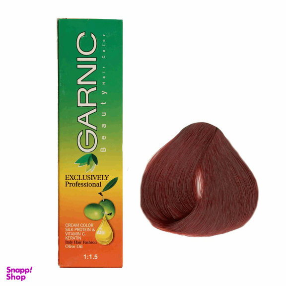 کیت رنگ مو گارنیک (Garnic) شماره 6.558 رنگ گیلاسی روشن