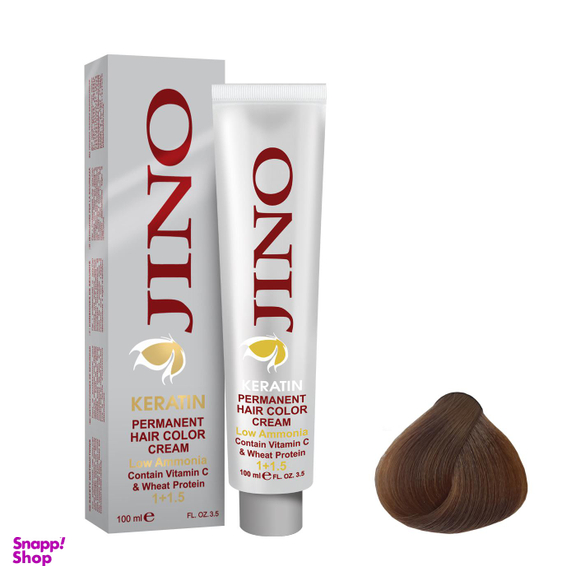 رنگ مو ژینو (Jino) شماره 7.72 رنگ بلوند کاپوچینویی متوسط حجم 100 میلی‌لیتر