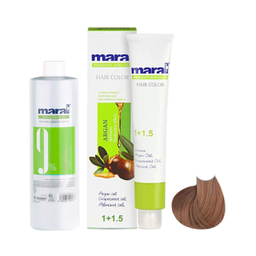 کیت رنگ مو مارال (Maral) شماره 5.08 رنگ قهوه‌ای تافی