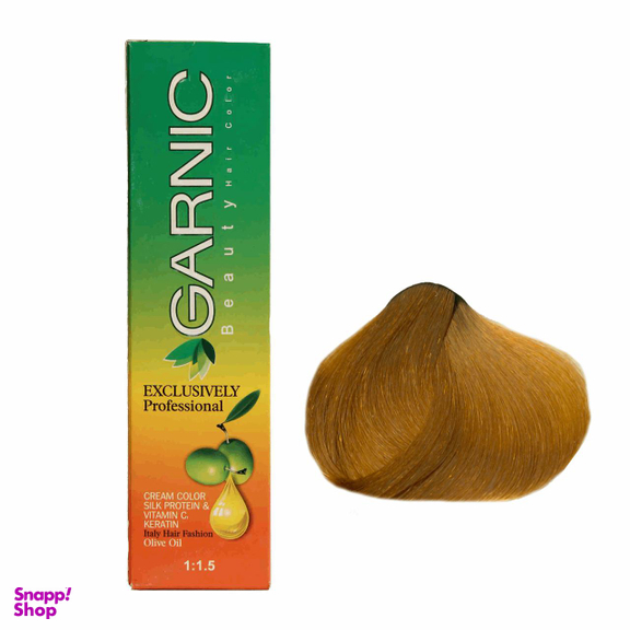 کیت رنگ مو گارنیک (Garnic) شماره 9.554 رنگ کاراملی فوق‌العاده روشن