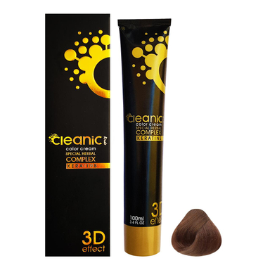 رنگ مو کلینیک کیندی (Cleanic Kindii) شماره 6.72 رنگ بلوند کاکایویی تیره حجم 100 میلی‌لیتر