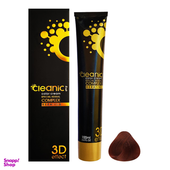 رنگ مو کلینیک کیندی (Cleanic Kindii) شماره 7.44 رنگ مسی متوسط حجم 100 میلی‌لیتر