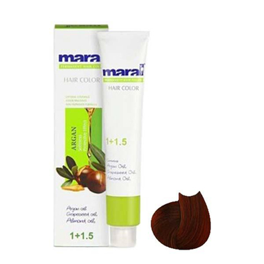 رنگ مو مارال (Maral) شماره 4.7 رنگ قهوه‌ای مسی متوسط حجم 100 میلی‌لیتر