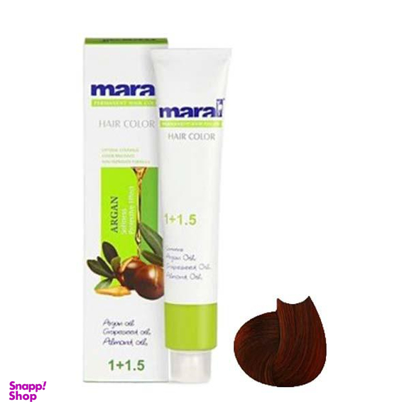 رنگ مو مارال (Maral) شماره 4.7 رنگ قهوه‌ای مسی متوسط حجم 100 میلی‌لیتر